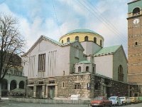 Crkva sv. Blaža, arhitekt Viktor Kovačić, izgrađena 1912. godine, križanje Primorska ulica i Prilaz JNA (današnji Prilaz Gjure Deželića), oko 1980. godine